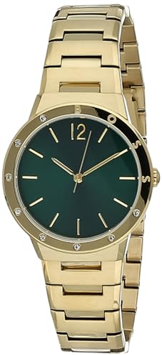 BOSS Analog Quarzuhr für Damen Kollektion Breath mit Goldfarben Edelstahlarmband - 1502649