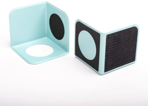 rati Nook 2x Kofferraum Organizer Klett & Antirutschpads Gepäckfixierung Kofferraum - Auf jeder Oberfläche -Designprämiert iF Award - Universal Auto Zubehör für Taschen Flaschen Boxen usw. - Türkis