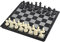 Andux Faltbares Magnetisches Schachspiel Set Brettspiel mit Schachbrett und Schachfiguren GJXQ-04 (S)