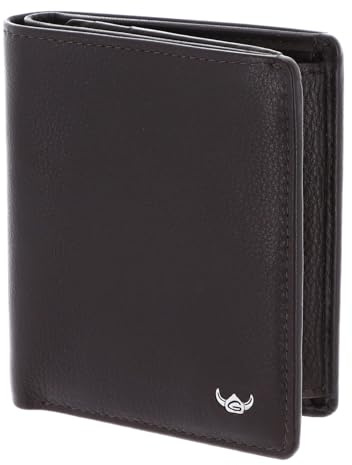 Golden Head Leder Geldbörse Capri RFID Protect Kombischeintasche 1119 Dunkelbraun