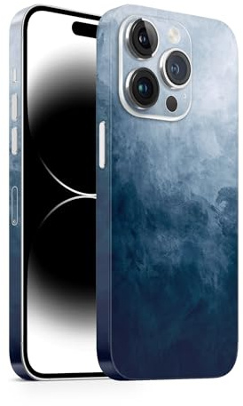 Skin für iPhone 15 Pro Max, Schutzfolie mit 360° Schutz, super dünn und resistent (Blue Shift)