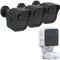 Mordely All-New Blink Outdoor Kamera Überwachung Halterung, Wetterfestes Schutzgehäuse 360° Einstellbare Halterung mit Sync-Modul 2 Halterung für Blink Kamera