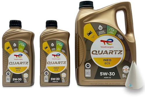7 L Total Quartz Ineo ECS 5W-30 | passend für | PSA B71 2290 | 7 Liter | Motoröl | Motorenöl | mit Trichter | weitere Empfehlungen siehe Artikelbeschreibung