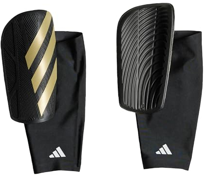 adidas Unisex TIRO SHINGUARD Competition, Black/Gold Metallic/White, L