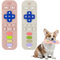 HAISENGO 2 PCS Dog Teething Toys Dog Chew Toys TV Remote Remote Control Shape Teether for Dog Training and Cleaning Teeth Interactive Dog Toys for Small Medium Dogs, pink beige
