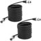 QWORK® 2 Piezas 5M Cables XLR, 3 Pines Cable Microfono XLR Macho Hembra, Cable XLR sin Interferencias, para Micrófono, Altavoces, Mezclador de Audio