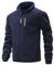 MeiLayM Giacca in Pile Uomo con Zip Integrale Giacca All'aperto Sport Giacca Stand-up Collare Giacca Casual Interno in Pile Caldo Giacca con Tasche con Cerniera Blu,XXL