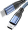 XGMATT USB C to Mini USB Cable 0.5M, Nylon USB Type C to Mini 5Pin Charging Cable Sync Data Cord for Hero 3+,Dash Cam, Digital Camera, GPS Receiver, PDAs, PS3 Controller, MP3 Player.etc