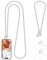 UKON Mobile Phone Lanyard Crossbody and Wrist Strap Set, Metal Phone Chain Neck Strap for Women Anti Theft iPhone Lanyard Strap with Tether Tabs, Detachable iPhone Chain for Women Girls (Light Silver)