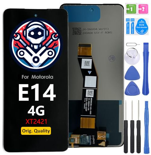 iYAiYO Écran LCD Display Digitizer Tactile pour Motorola Moto E14 Original Écran Remplacement Assemblé avec Outils