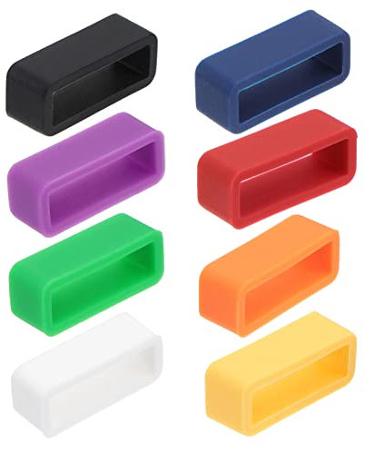 NAMOARLY 8 Stück Silikon Uhrenarmband Schlaufen 14mm Multicolor Ersatzringe Für Uhrenarmbandhalter Silikon Gurtschlaufen Kompatibel Für Alltag Und Reparatur