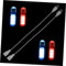 Hoement Pc USB Set Mit 2 Transparent Roten 2 Transparent Blauen Led Plug USB Tischlampe Lampe Für Schlafzimmer Computer Tastatur Beleuchtung