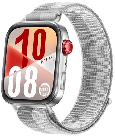 HUAWEI WATCH FIT 4 Smartwatch for Men Women, Ultra Slim, iOS & Android, up to 10 Days Battery Life, Bluetooth Call, GPS Running Smartwatch, Aluminum Case, AMOLED Display, Fitness Tracker, Grey
