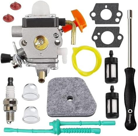 For S&tihl FS90 FS110 HT101 FS130 FS100 KM110R KM130 HL100 HT100 FS130R FS87 FS100R HL90 Trimmer Carburetor Carb Kit Carb Carburetor