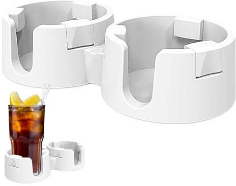 Tassenhalter, Schreibtisch-Kaffeebecherhalter, tragbarer Tisch-Tassenhalter, auslaufsicherer Becherhalter für Zuhause, robuster Getränkehalter mit