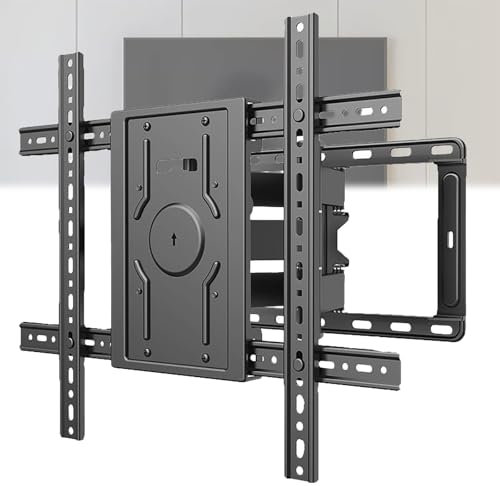 Soporte de pared para TV ultrafino de 40 a 120 pulgadas, ajustable en múltiples ángulos, con acero laminado en frío de alta resistencia,40-90