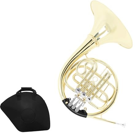 Professionelles Waldhorn 3-Tasten-Waldhorn in B-Dur einreihig geteilt für Anfänger und Erwachsene