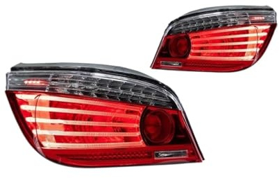Luce Posteriore per B&MW E60 Serie 5 M5 525i 530i 535i 2003-2010 Berlina Coppia di Fanali Posteriori A LED Fanale Posteriore Fendinebbia Indicatori Direzione