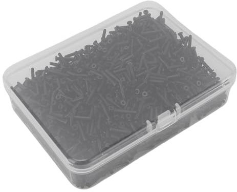 Alomejor Ösen Badminton-Saitenschutz, 2,1 X 13 Mm Nylon-Schlägerösen mit Glättender Innenwand für Saiten mit Hoher Spannung, Verschleißfestes, ölbeständiges Einloch-Design für Verbesserte Leistung