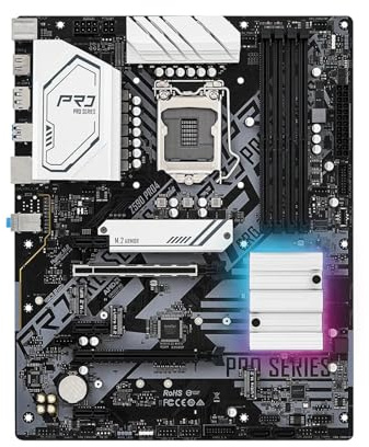 motherboards Fit For ASRock Z590 Pro4 Motherboard Motherboard LGA 1200 For Intel 10th/11th Gen 10900K 11700K PCIe 4.0 DDR4 128GB 3xM.2 ATX