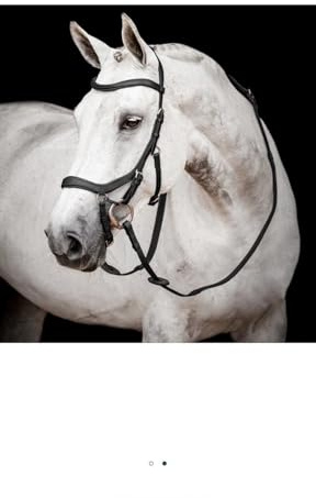 Horseware Ireland Micklem® Rambo Competition Bridle with Rubber Reins Ergonomic Horse Riding Bridle | Premium Leather Equestrian Bridle Clearance - Small