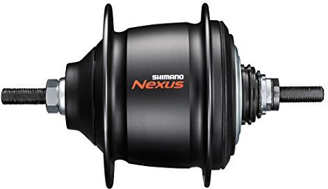 Shimano Unisex – Erwachsene Nexus Fahrradnabe, schwarz, 1size