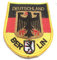 Deutland Berlin Aufnäher, 9 x 7 cm, zum Aufnähen, Deutschland, für Jacken, Jeans, Rucksackaufnäher, Reiseflicken
