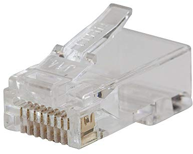 KLEIN TOOLS Pass-Thru Modular Data Plug, RJ45 CAT5e, Pass Through Connectors 200-Pack VDV826-762