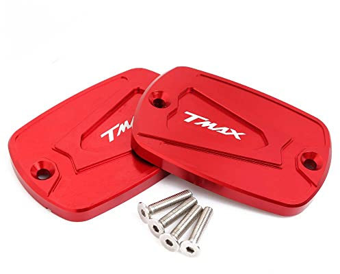 CXEPI Tappo del Serbatoio del Liquido del Freno Anteriore per Tmax 500 2004-2011; Tmax 530 DX SX 2012-2019;tmax560 2020-2022,Rosso