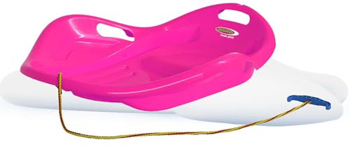 JAMARA 460537 Snow Play Bob Speed 78 cm pink-aerodynamische Bauweise, langlebiger Kunststoff, Bequeme, ergonomische Sitz-/ Liegekuhle für eine optimale Rutschposition, 1kg Leichtgewicht