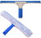 TRIXES Kit de Limpieza de Cristales - Escobilla de Goma y Limpiador de Microfibra Ventana - Kit de Limpieza de Coches - 2-en-1 Combi no racha de Cristal depurador y Goma de limpiaparabrisas