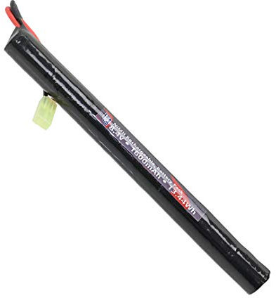 ASG Airsoft Rechargable Battery 8.4V 1600mAh NiMH Tamiya Connector Stick 19632