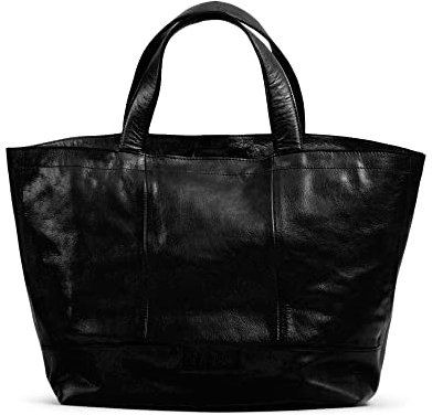 muud Hiba handgefertigter Mini-Shopper Black