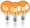 Lumiled 3x E27 LED Lampen G95 Vintage 6W Ersetzt 50W Glühlampe 660lm Leuchtmittel 2000K Warmweiß Glühbirne Retro Filament Amber Glas Große Kugel Deko 3 Stück Globe Birnen Haus Café Bar Ø95mm