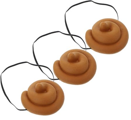 DIKACA Poop Hut Für Party Dekorative Kopfbedeckung 3-tlg. Verrückter Hut Cosplay Kostüm Set