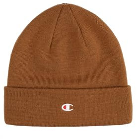Champion Unisex Lifestyle Caps (806065) -Recycled Acrylic Knitted Yarn Embroiedered C-Logo Beanie-Mütze, Braun (MS034), One Size