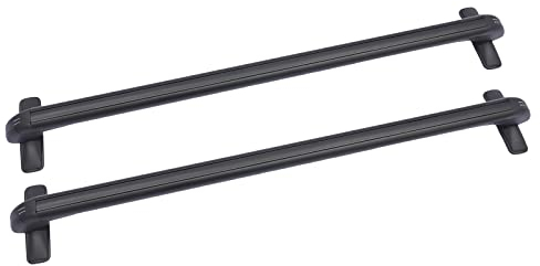 ROGONPDK Autodachträger Dachträger 100 cm Universal Dachträger Aluminium Autodachträger Bündige Schiene Geschlossene Reling Dachboxen oder als Skihalter bis 75 KG Schwarz