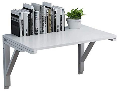 asdchZen Klappbarer Wandtisch, Klappbarer Küchentisch Aus Holz, Klappbarer Computertisch, Platzsparend (70 X 40 Cm/27 X 16 Zoll)