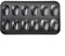 Moule à madeleines antiadhésif, 12 cavités en acier inoxydable pour la cuisson au four, moule à madeleine résistant à la déformation (noir), 5C6MGP2KV88F27L8B7F5GCF