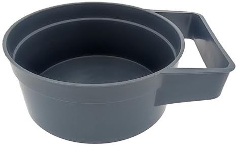 Gipsergeschirr Ø 180mm Hart-PVC grau Anrührbecher Mischbecher Gipsbecher