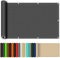Filet d'ombrage Filet Protection Solaire 220 x 220 cm, Protection Solaire, Coupe-Vent, Résistant à La Pluie, Anti UV, Voile d'ombrage Auvent Extérieur, pour Terrasse Jardin, Gris Foncé