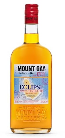 Mount Gay Eclipse Navy Strength 57.1% ABV, Barbados Golden Rum 70cl, Limited Edition