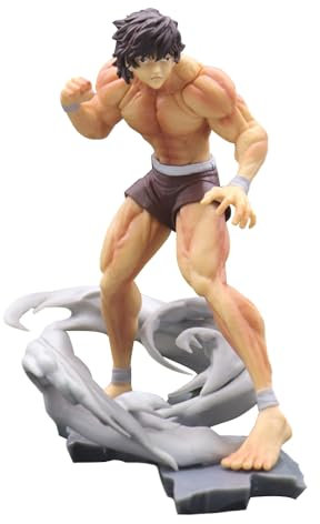 Zhongkaihua Anime Figur Baki Hanma Actionfigur Muskelmann Baki Kampffigur PVC Modell Statue Sammlerstücke Ornamente