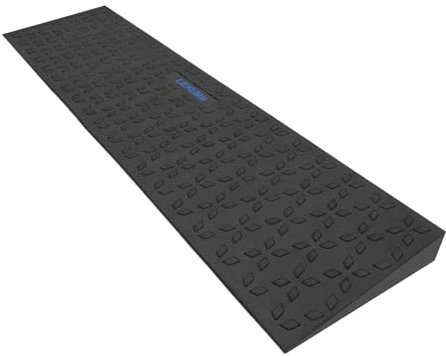 LIEKUMM Rampa de goma para umbral de puerta de 4 cm de altura, antideslizante, con patrón de estrella polar, 650 kg, rampa para silla de ruedas para puertas, escalones, bordillos, scooters, cochecitos