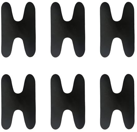 Ski and Snowboard Boot Mounting Pads, Ski Boot Mounting Pads, Self-Adhesive Ski Boots Ankle Protection, 6 x Ski Boot Insert Protectors, Ski and Snowboard Boot Accessories to Reduce Heel and