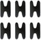 Ski and Snowboard Boot Mounting Pads, Ski Boot Mounting Pads, Self-Adhesive Ski Boots Ankle Protection, 6 x Ski Boot Insert Protectors, Ski and Snowboard Boot Accessories to Reduce Heel and