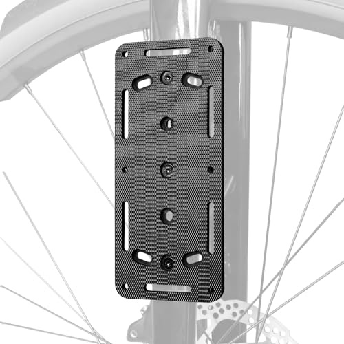 Bicycle cargo plate, suitable for Gravel fork rack, bottle cage expansion plate, bicycle fork rack adapter plate storage plate