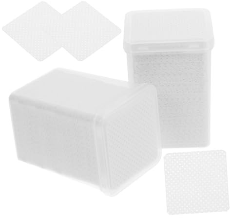 ELAYARD 2 Boxes Nail Polish Remover Wipes Travel Nail Cleaning Pads Super Absorbent Cotton Pads for Home and Salon Use