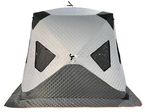 Winter-Angelzelt für 3-4 Personen, Eisangel-Unterschlupf, tragbar, leicht, wasserdicht, warm, Outdoor-Campingzelt für Angler