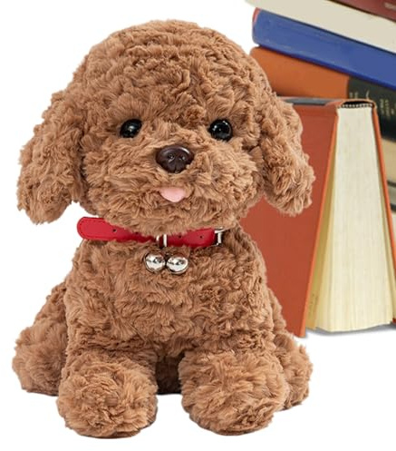 Peluche perro robotparlante que camina – Juguete animal interactivo 15 x 10 x 25 cm, cachorro robotsuave y realista para niños y adolescentes | Peluche perro robotfácil para amigos de familia, c